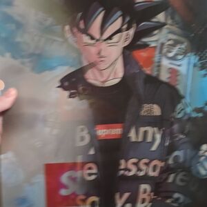 Dragon Ball Z Supreme Poster With Small Broken Piece In Corner 3d Poster
